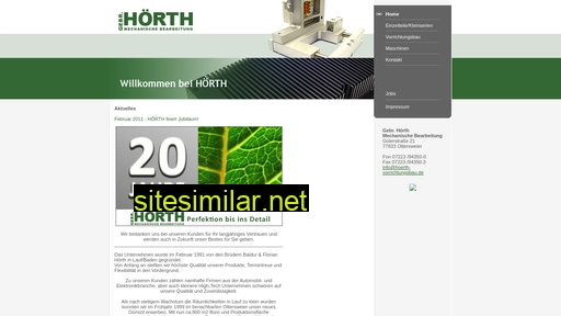 hoerth-vorrichtungsbau.de alternative sites