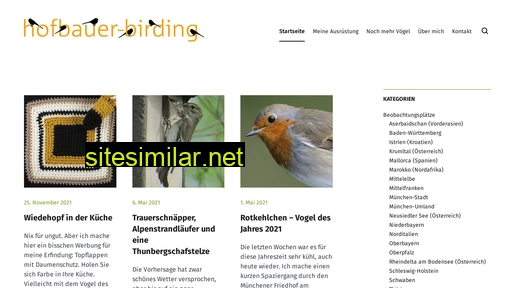 hofbauer-birding.de alternative sites