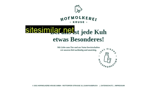 Hofmolkerei-kruse similar sites