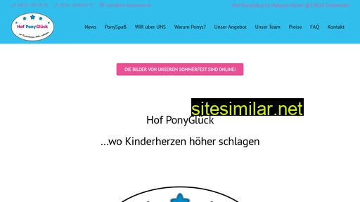 Hof-ponyglueck similar sites