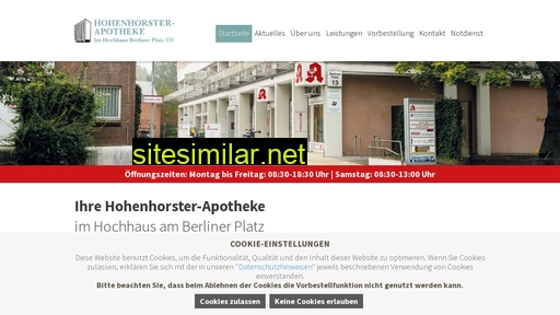 hohenhorster-apotheke.de alternative sites