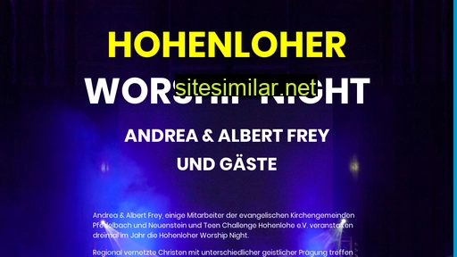 Hohenloher-worship-night similar sites