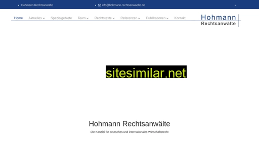 hohmann-rechtsanwaelte.de alternative sites