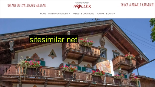 Holler-urlaub-wallgau similar sites
