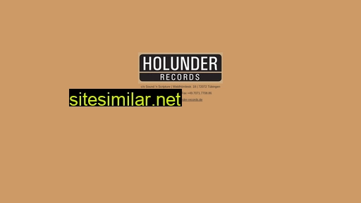holunder-records.de alternative sites