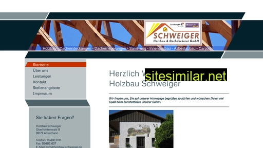 holzbau-schweiger.de alternative sites