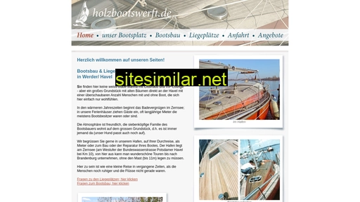 holzbootswerft.de alternative sites