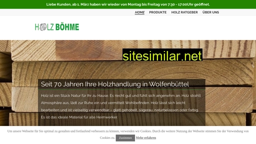 holz-boehme.de alternative sites