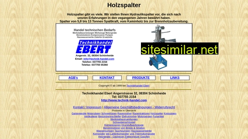 holz-spalter.de alternative sites