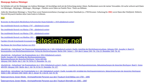 Homepage-andreas-meininger similar sites