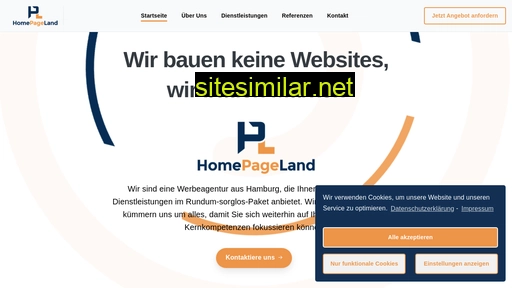 Homepageland similar sites