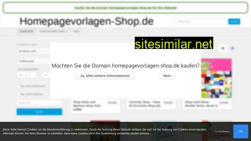 Homepagevorlagen-shop similar sites