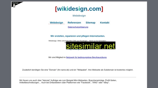 homewiki.de alternative sites