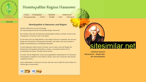 Homoeopathiehannover similar sites