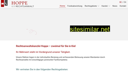 hoppe-recht.de alternative sites