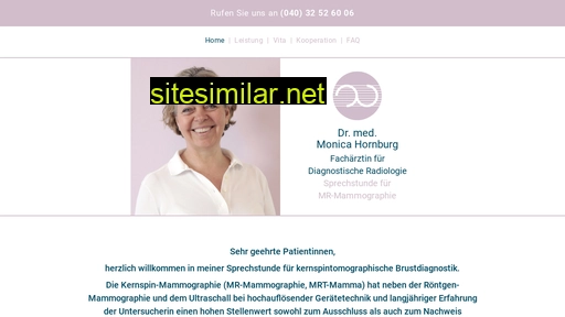 hornburg-mammographie.de alternative sites