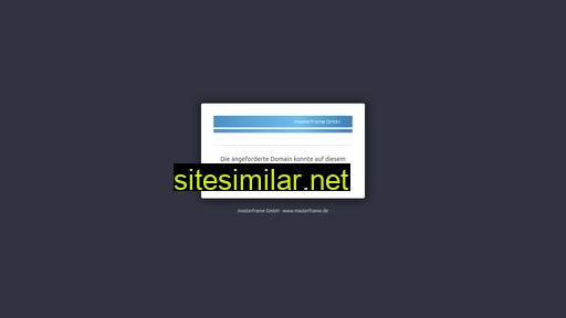 hostingadmin.masterframe.de alternative sites