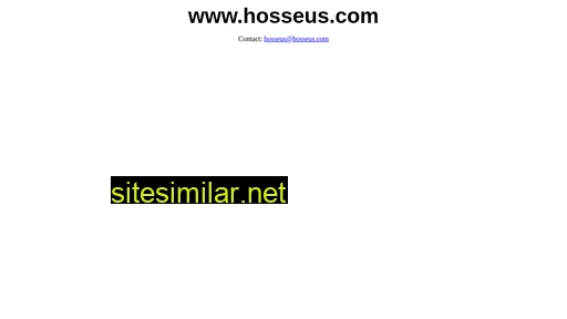 hosseus.de alternative sites