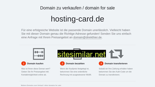 hosting-card.de alternative sites