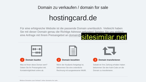 hostingcard.de alternative sites