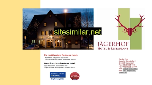 hoteljaegerhofrestaurant.de alternative sites