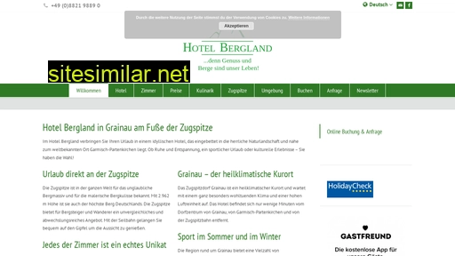 Hotel-bergland similar sites