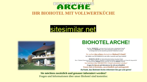 hotel-bio.de alternative sites