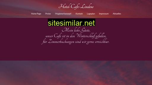 hotel-cafe-lindow.de alternative sites
