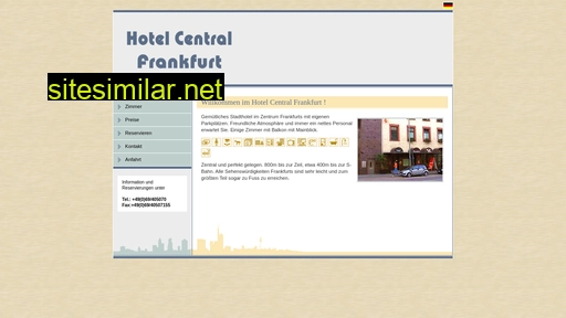 hotel-central-frankfurt.de alternative sites