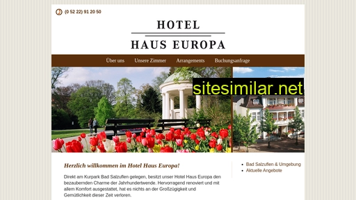 hotel-haus-europa.de alternative sites