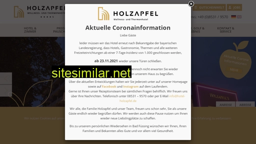 hotel-holzapfel.de alternative sites
