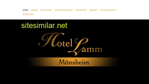 Hotel-lamm-moensheim similar sites