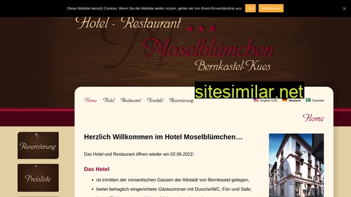hotel-moselbluemchen.de alternative sites