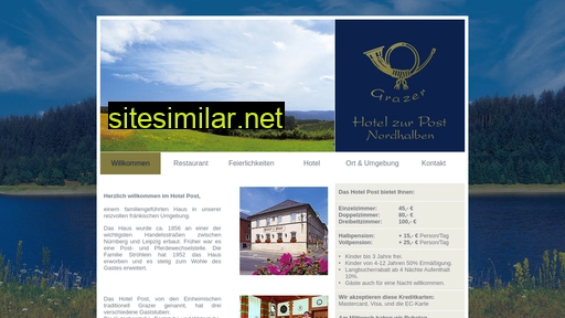 hotel-post-nordhalben.de alternative sites