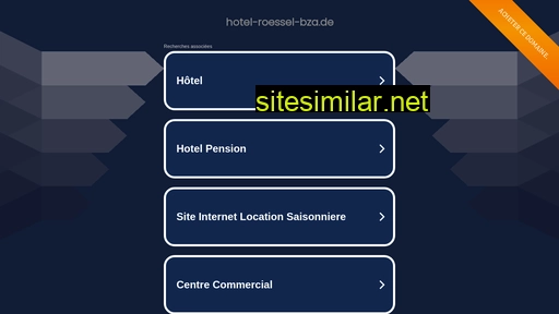 hotel-roessel-bza.de alternative sites