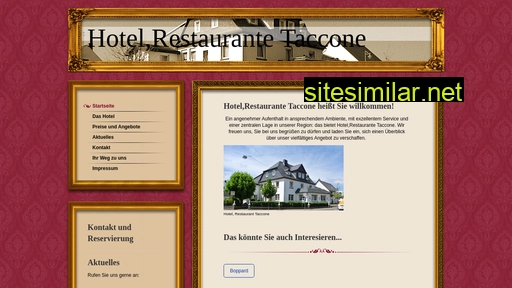 hotel-taccone.de alternative sites