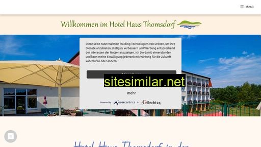 hotel-thomsdorf.de alternative sites