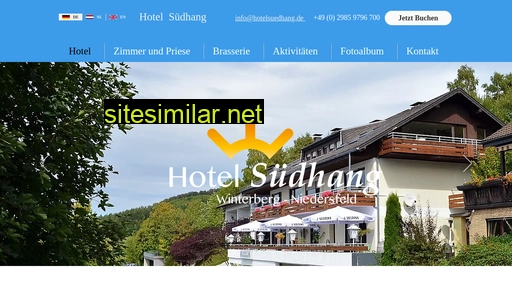 hotelsuedhang.de alternative sites