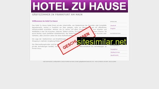 hotelzuhause.de alternative sites