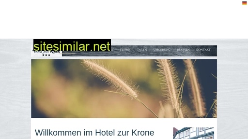 hotelzurkrone.de alternative sites