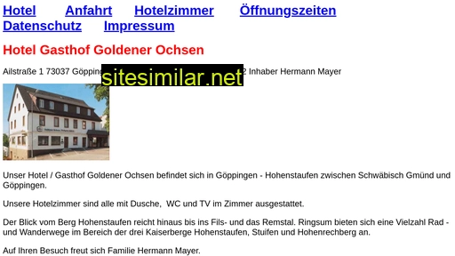 Hotel-goldener-ochsen-hohenstaufen similar sites