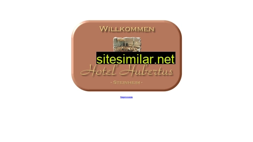 hotelhubertus-steinheim.de alternative sites
