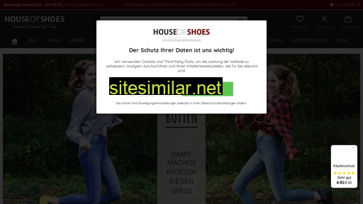 houseofshoes.de alternative sites