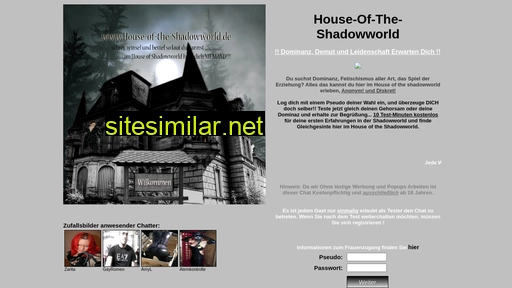 house-of-the-shadowworld.de alternative sites