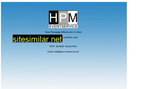 hpm-eventservice.de alternative sites