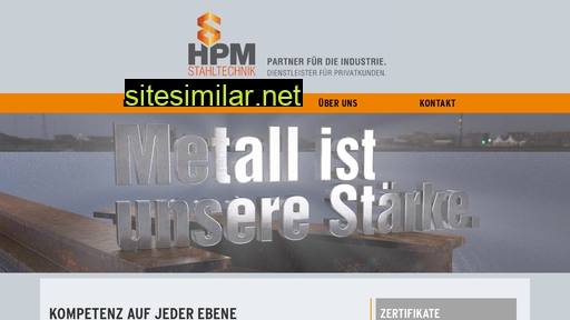 Hpm-stahltechnik similar sites