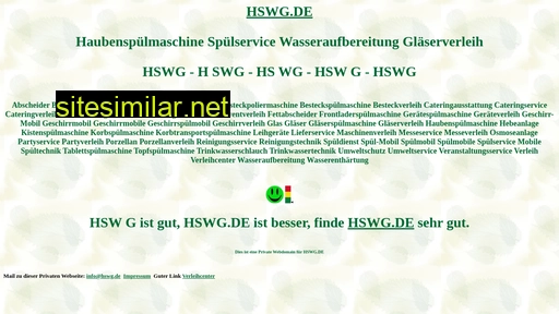 hswg.de alternative sites