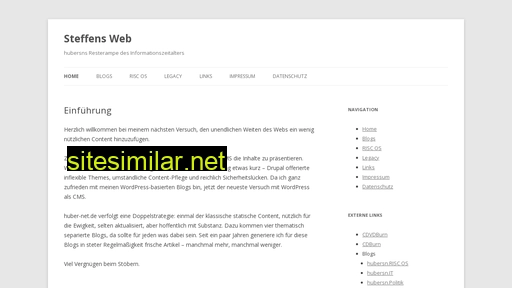 Huber-net similar sites