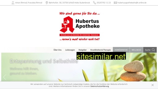hubertus-apotheke-schloss-holte.de alternative sites