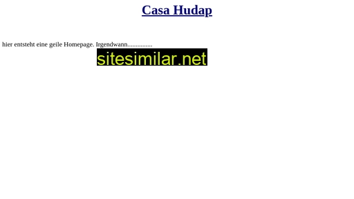 hudap.de alternative sites